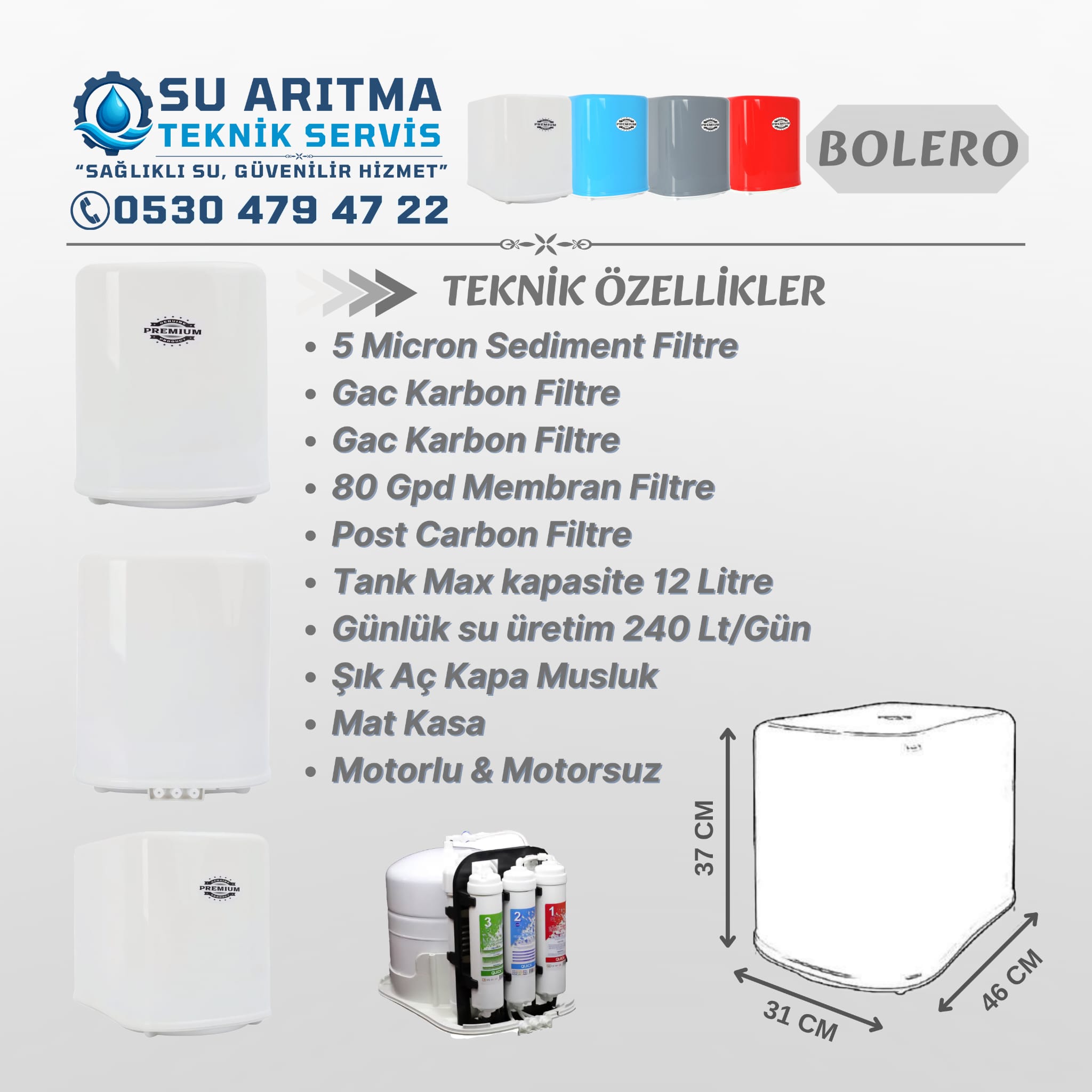 Bolero Su Arıtma Cihazı